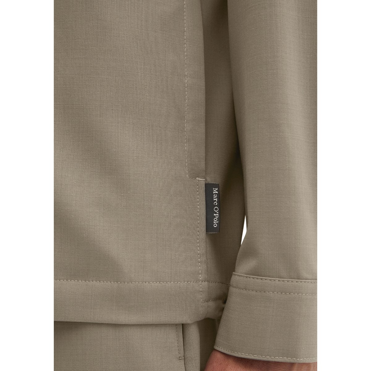 Survêtement Travel Collection en Tech Wool Blend extensible marron, MARC O'POLO