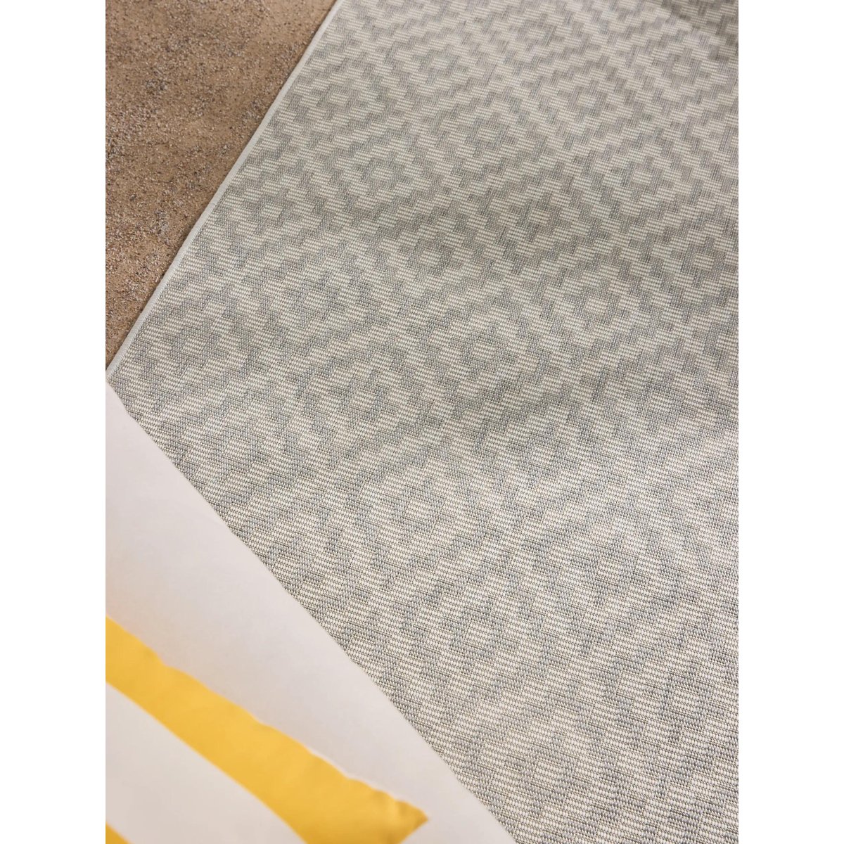 Tapis d'extérieur & intérieur METRO gris, BENUTA