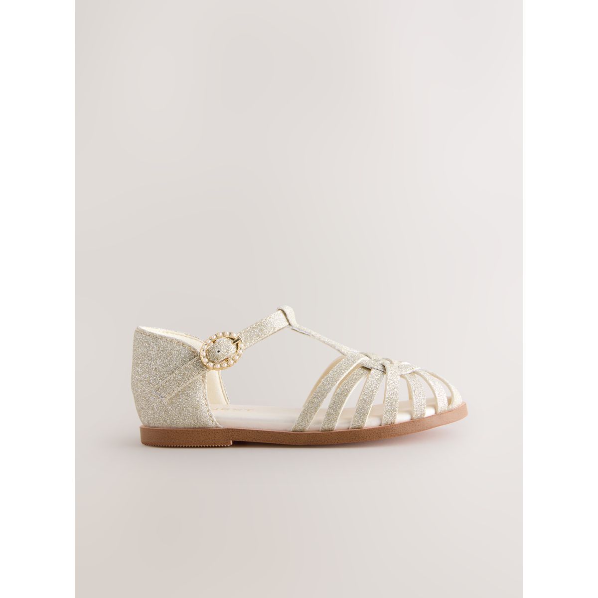 Sandales ouvertes pour grandes occasions doré, NEXT