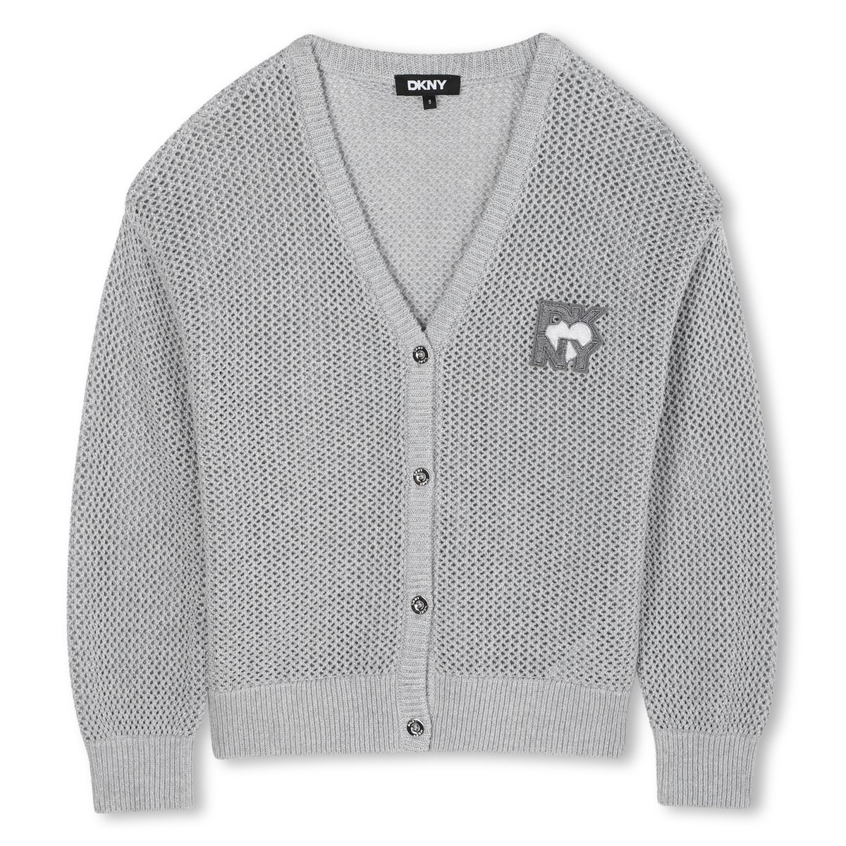 Cardigans tricotés silver, DKNY