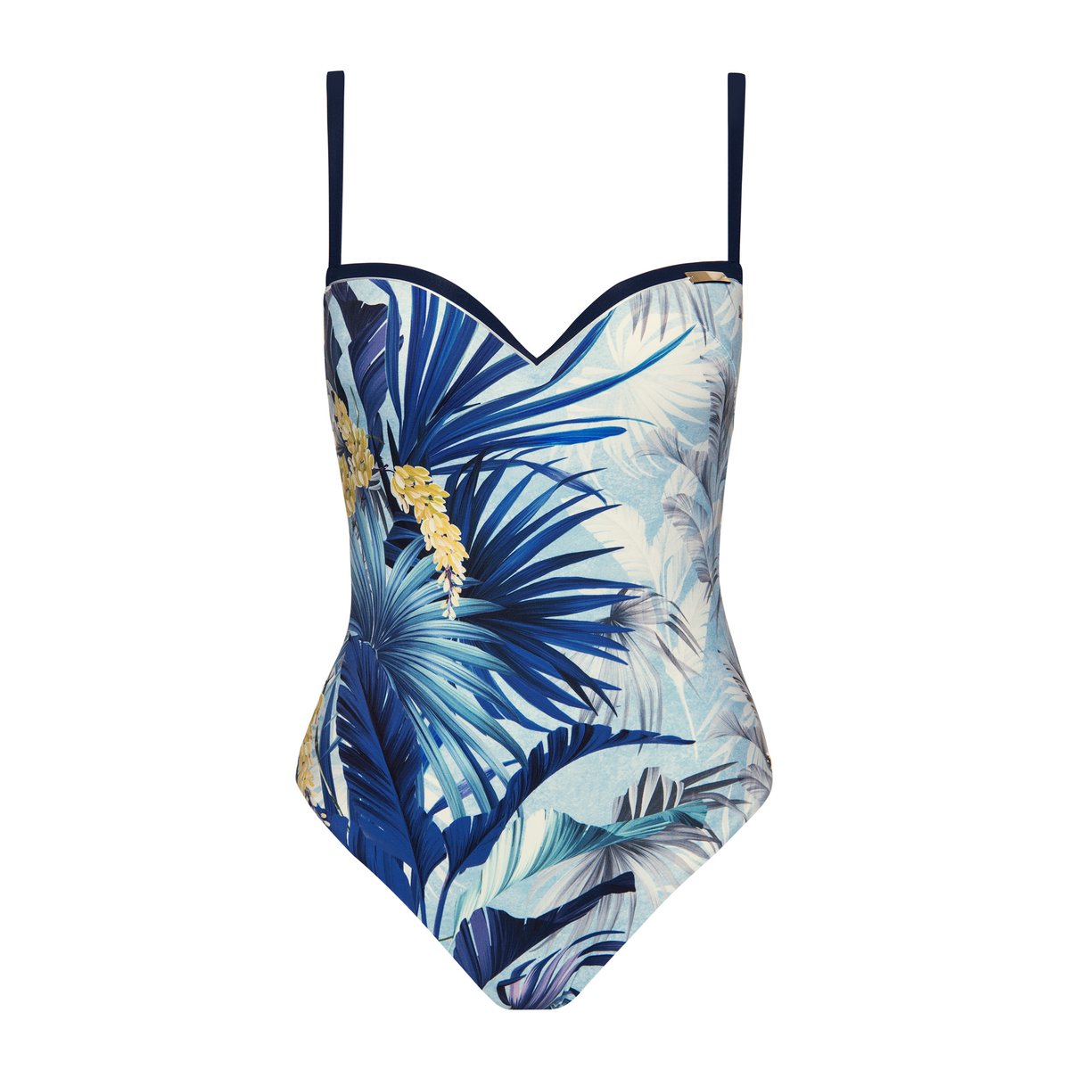 Maillot de bain une pièce préformé Ensenada bleu, LISCA