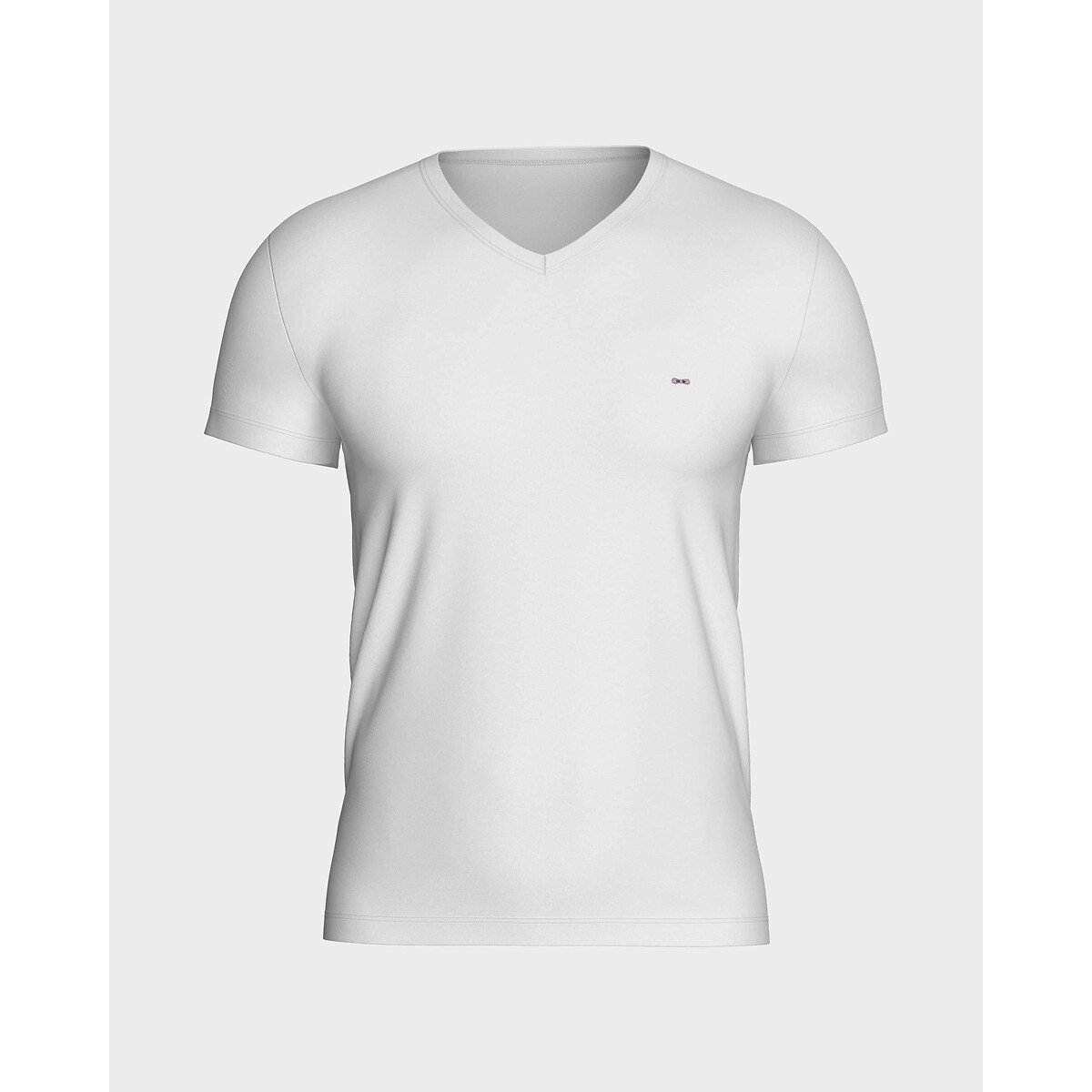 Lot de 2 T-shirts unis à manches courtes blanc, EDEN PARK