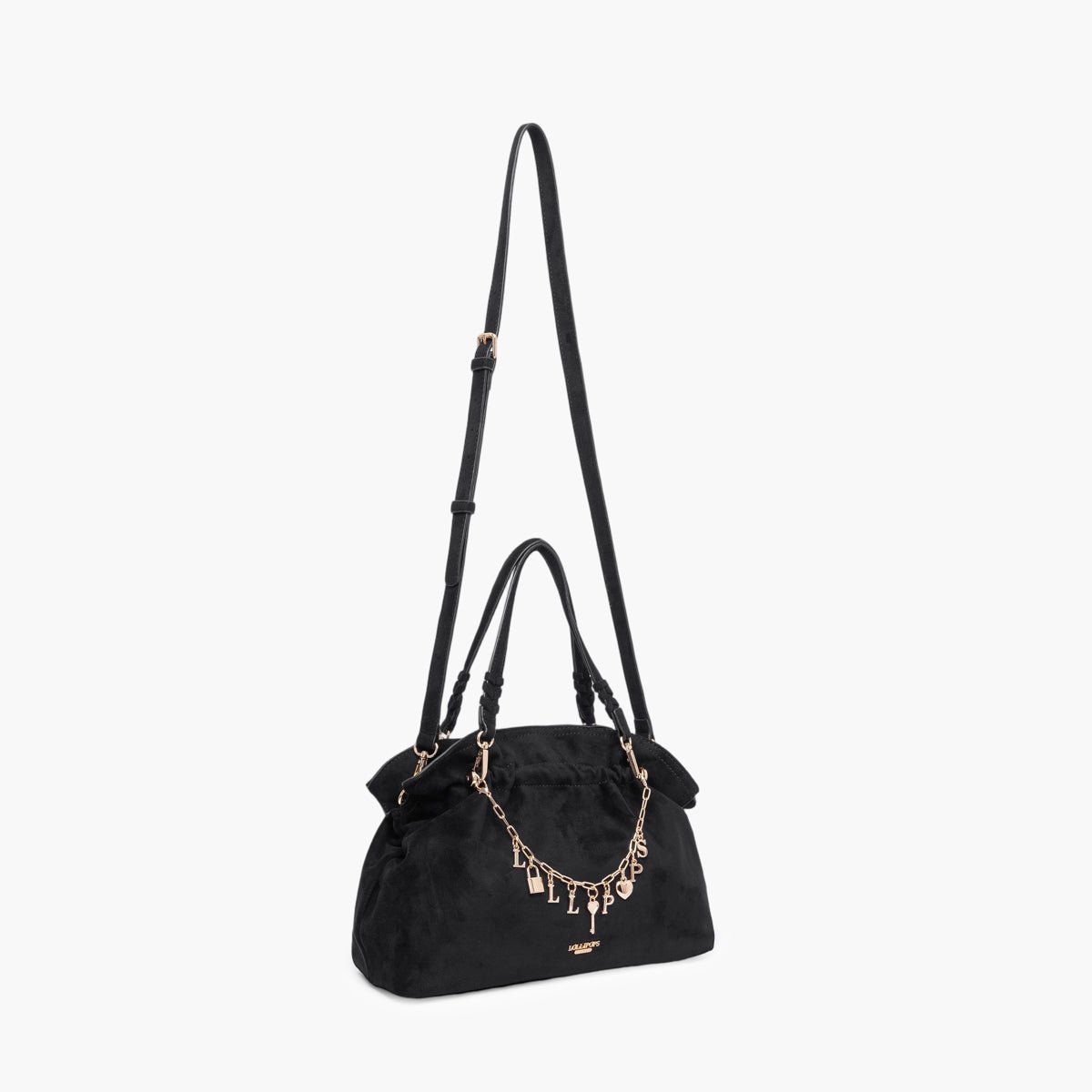 Petit sac shopper S Teana noir,doré, LOLLIPOPS