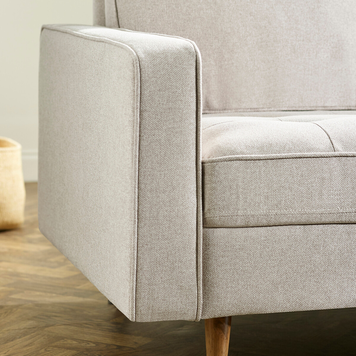 Henny Fabric Upholstered 2-Seater Sofa beige, SO'HOME