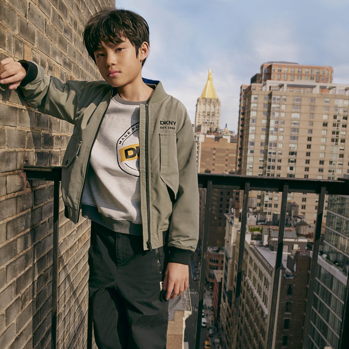 Veste avec fermeture éclair raisin, DKNY