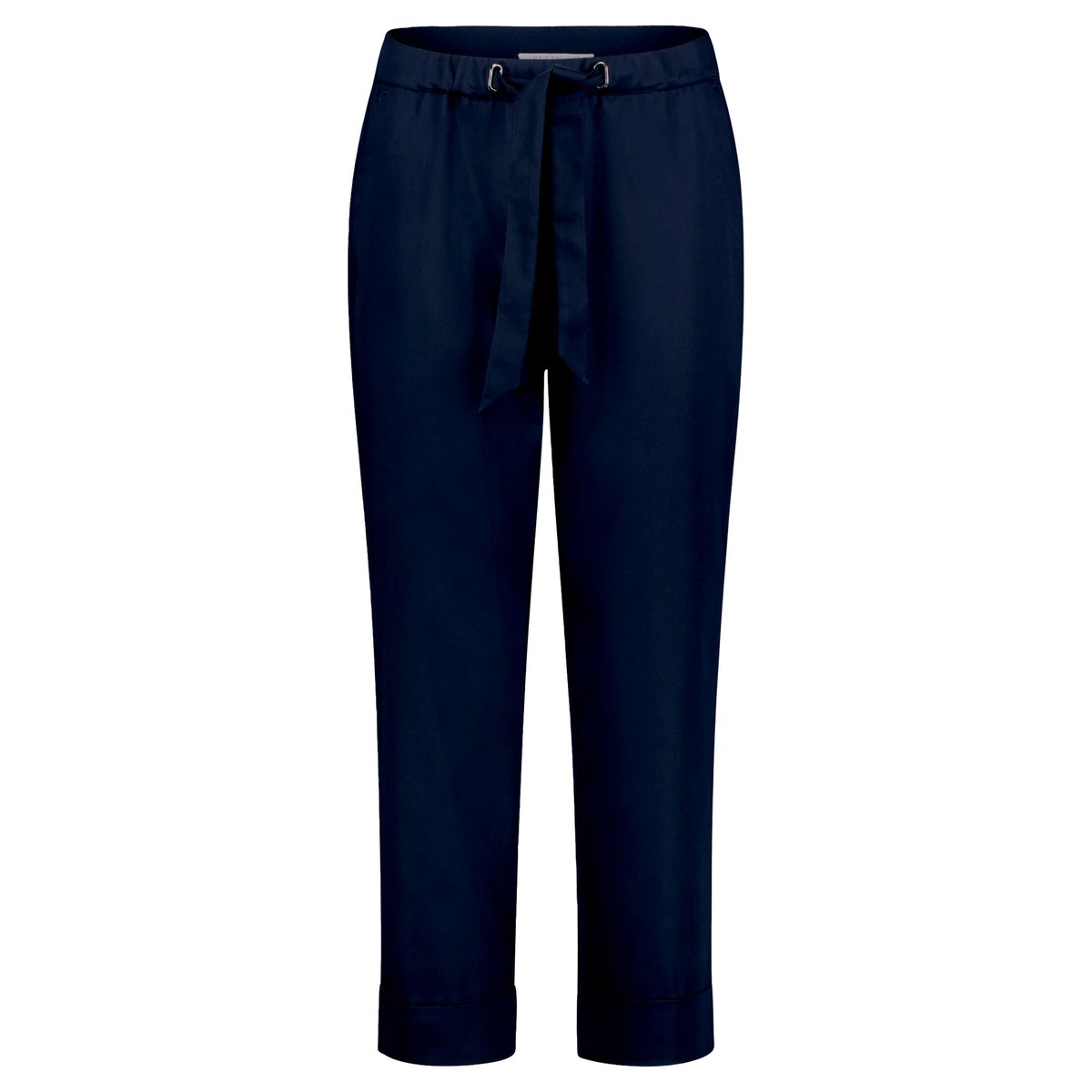 Pantalon casual à taille élastique navy blue, BETTY & CO