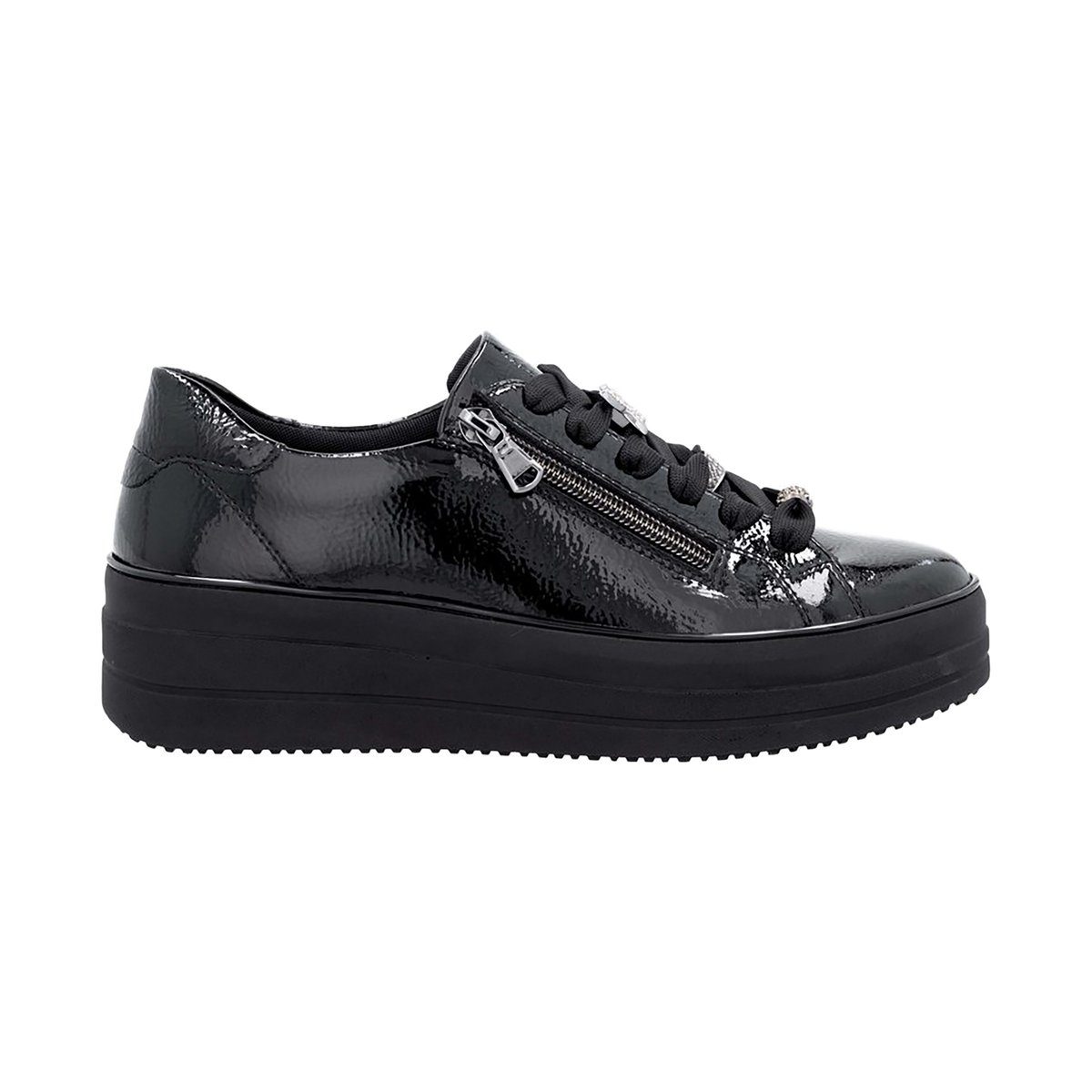 Basket Cuir Lagro noir, REMONTE