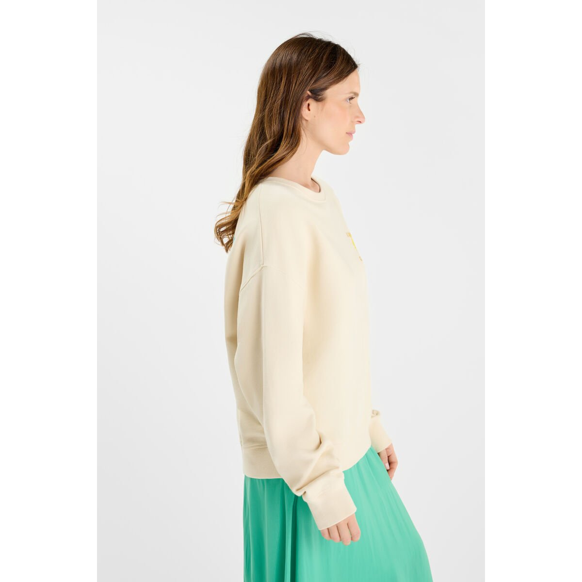 Sweat-Shirt SUNA craie, LE TEMPS DES CERISES