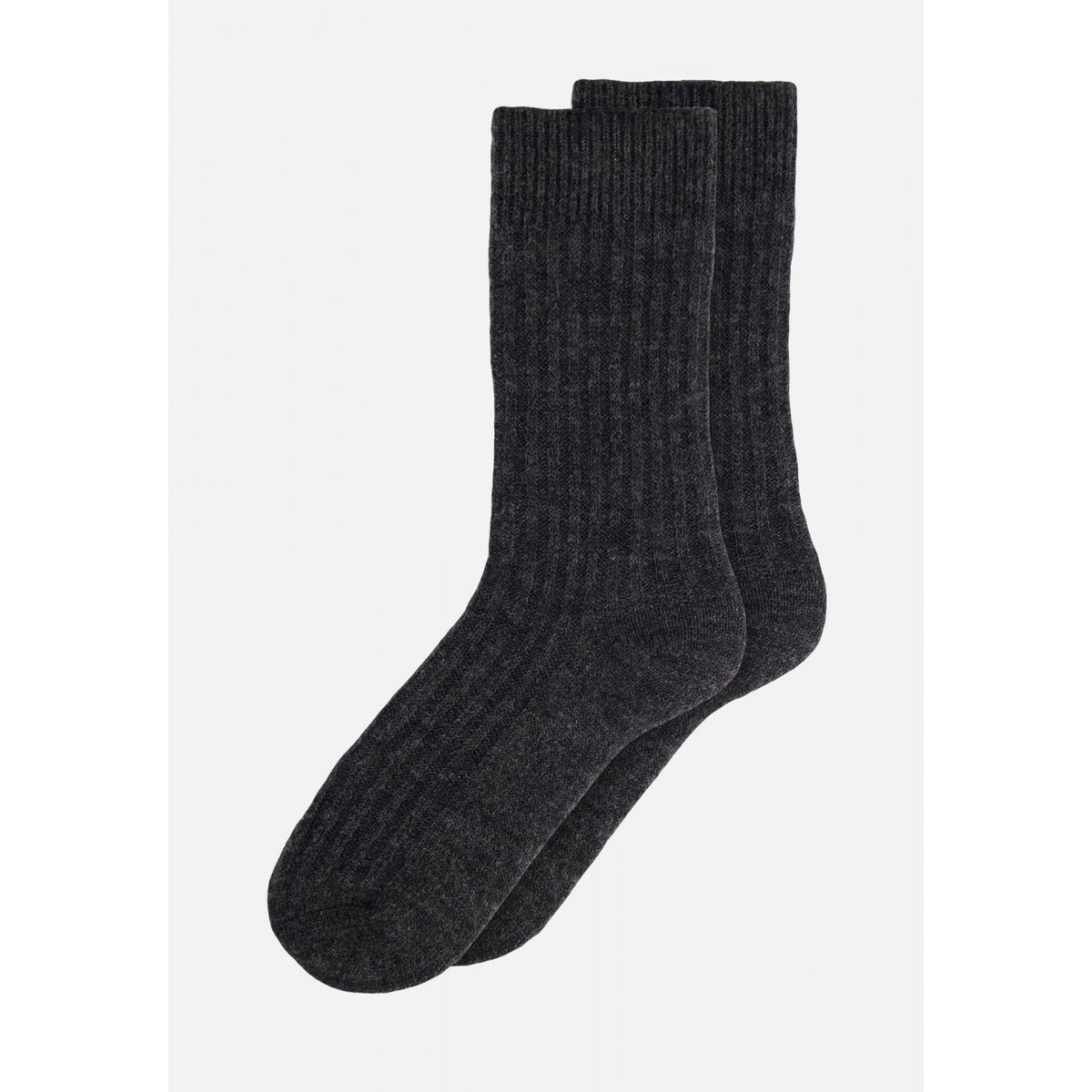Lot de 2 chaussettes mi-hautes et en mohair Andy bleu marine gris, LE SLIP FRANCAIS