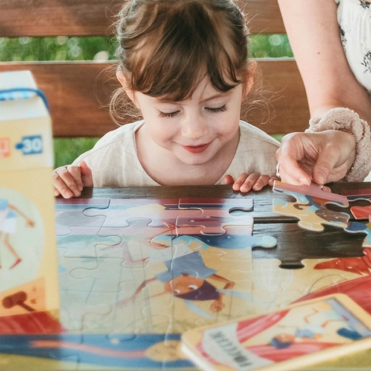 Puzzle et livre enfant Pinocchio jaune, SASSI