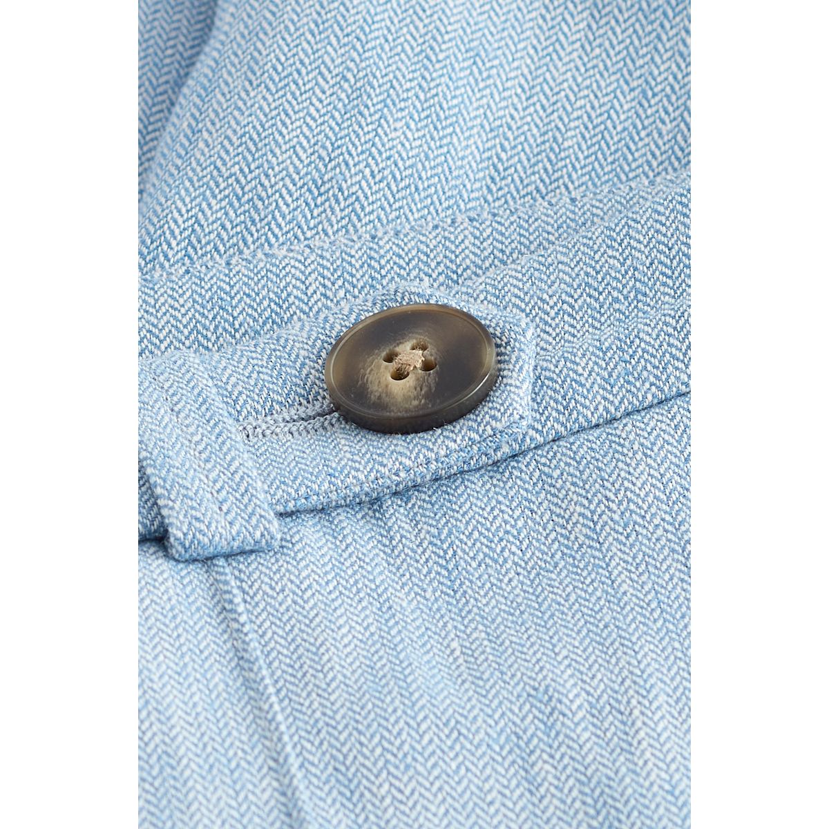 Pantalon fuselé texturé coupe classique bleu, NEXT