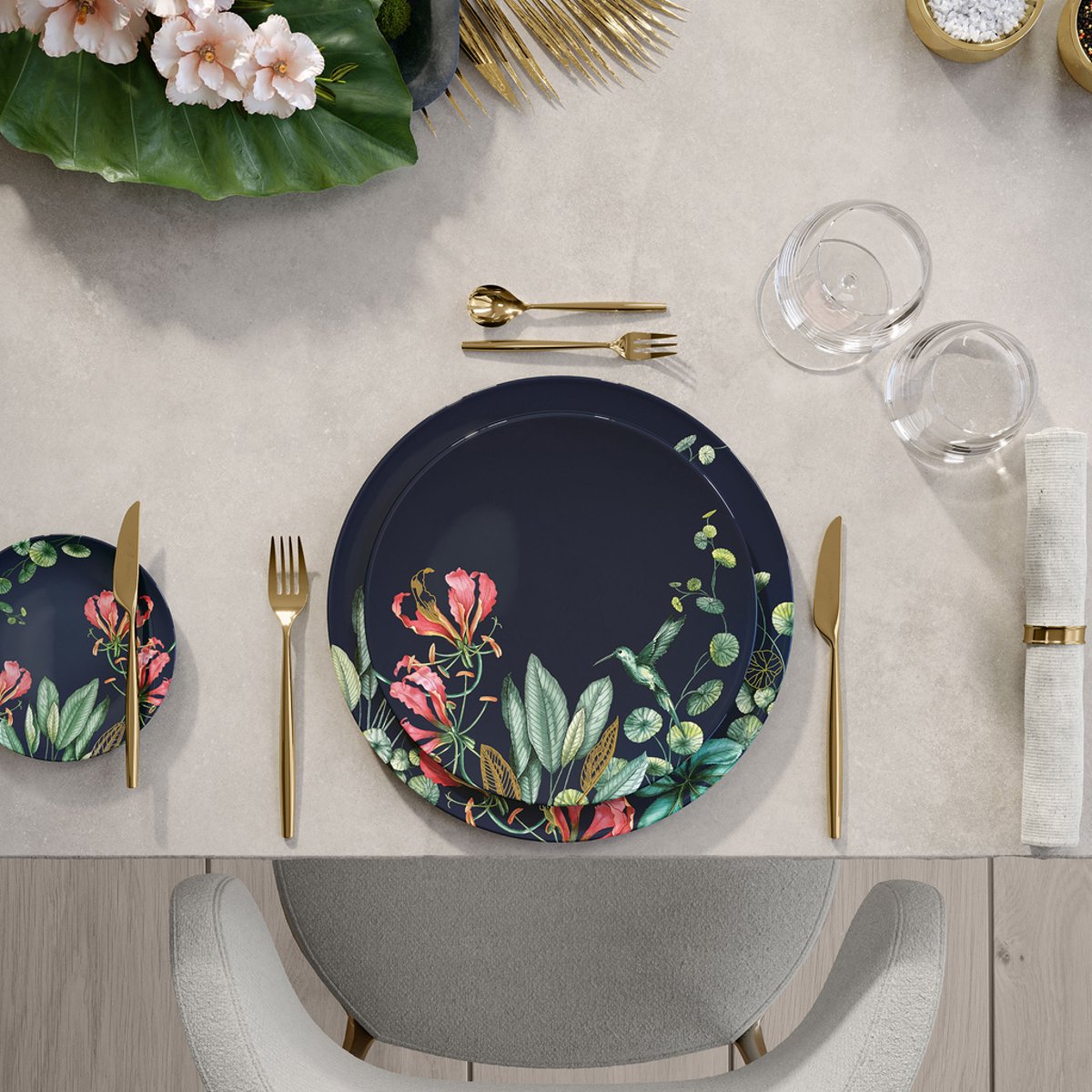 Assiette Plate 2 AVARUA couleur unique, VILLEROY & BOCH SIGNATURE