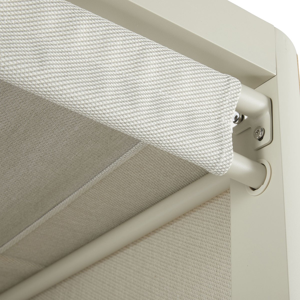 Bain de soleil double en aluminium, MORPHEUS blanc, NATERIAL