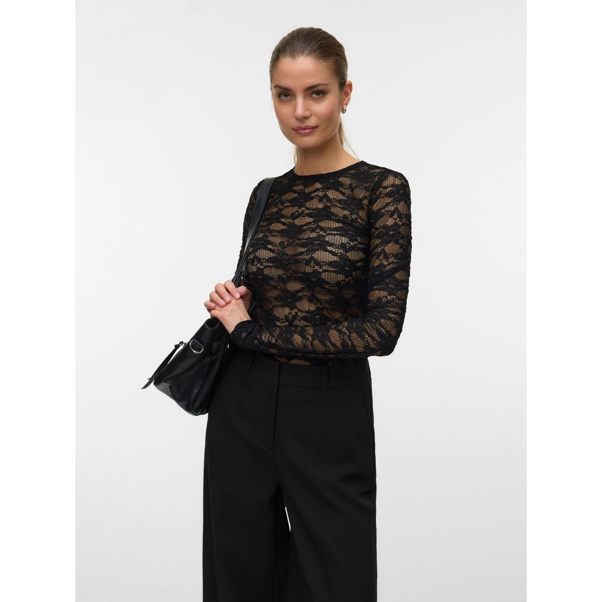 Top noire - black, VERO MODA