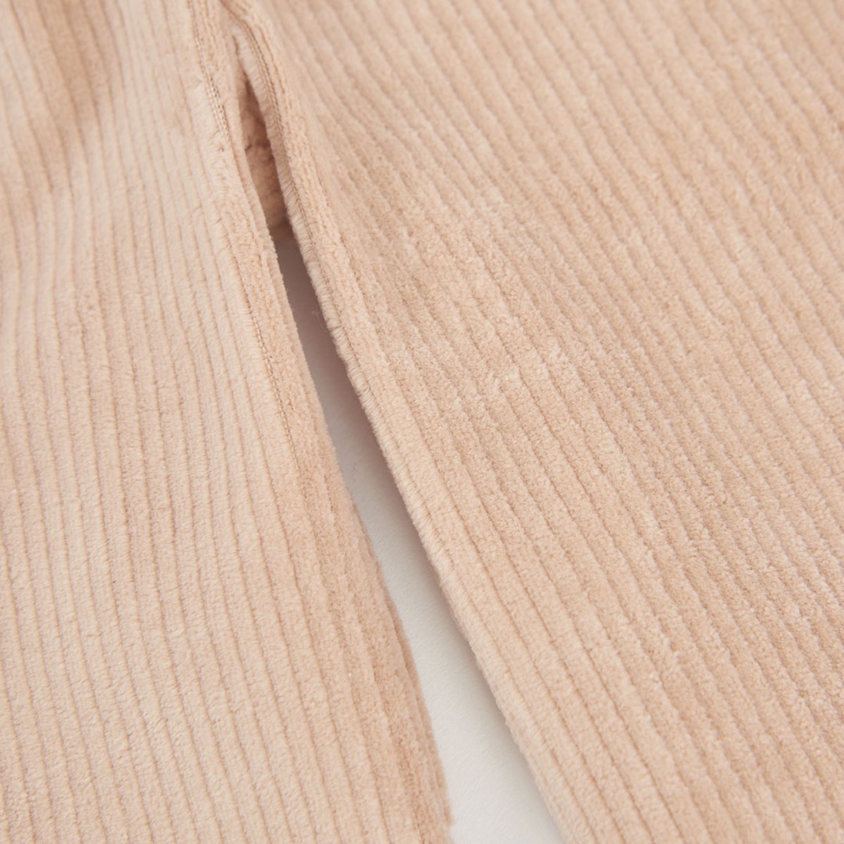 Pantalon velours cotelé fille blanc, BOBOLI