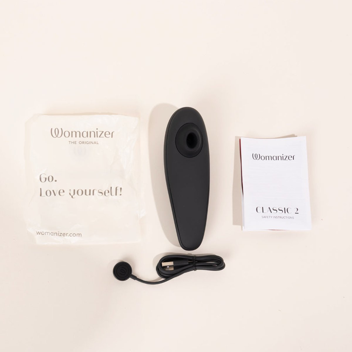Stimulateur Clitoridien Classic 2 Eco emballage noir, WOMANIZER