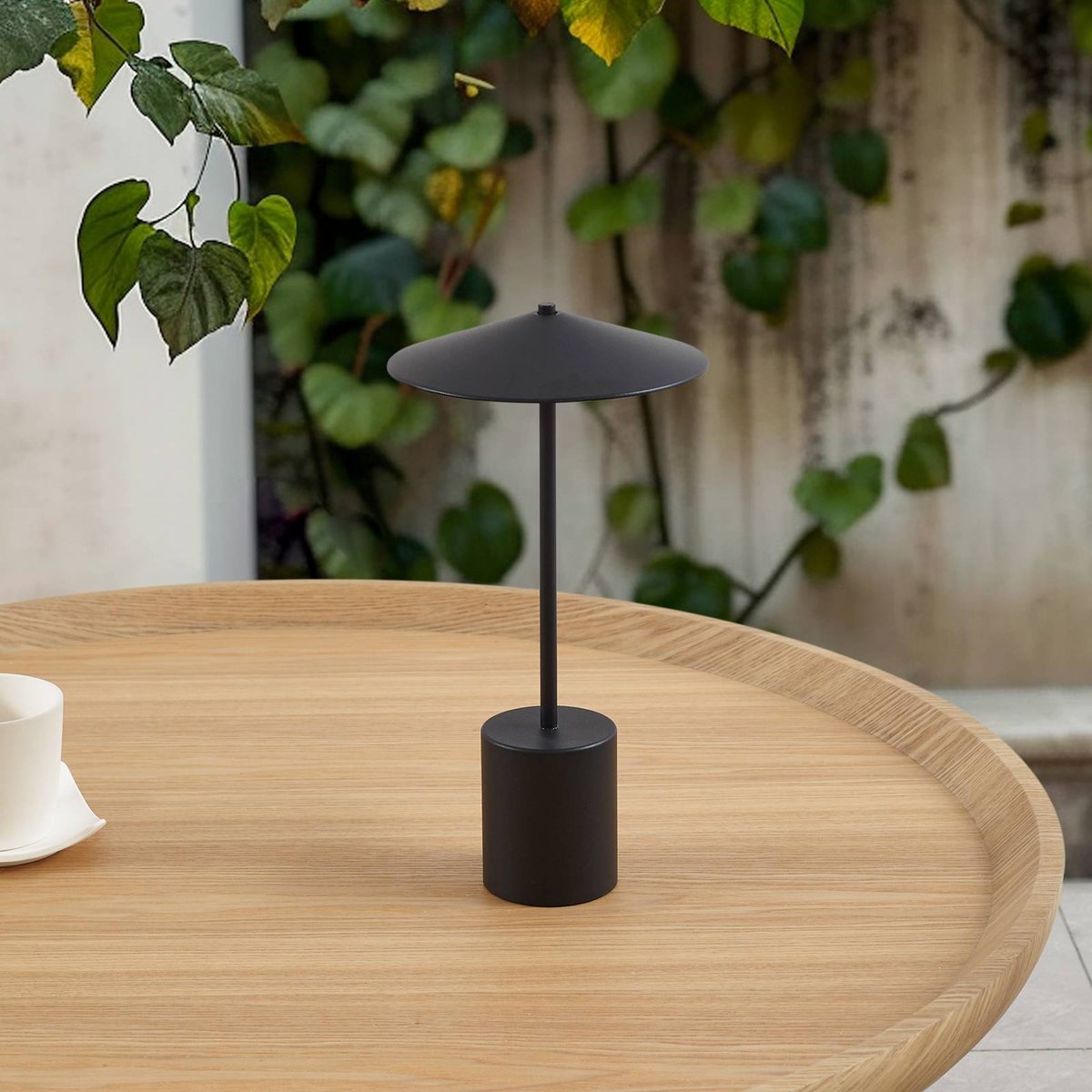 Luminaire de terrasse en aluminium moderneLED noir, LINDBY