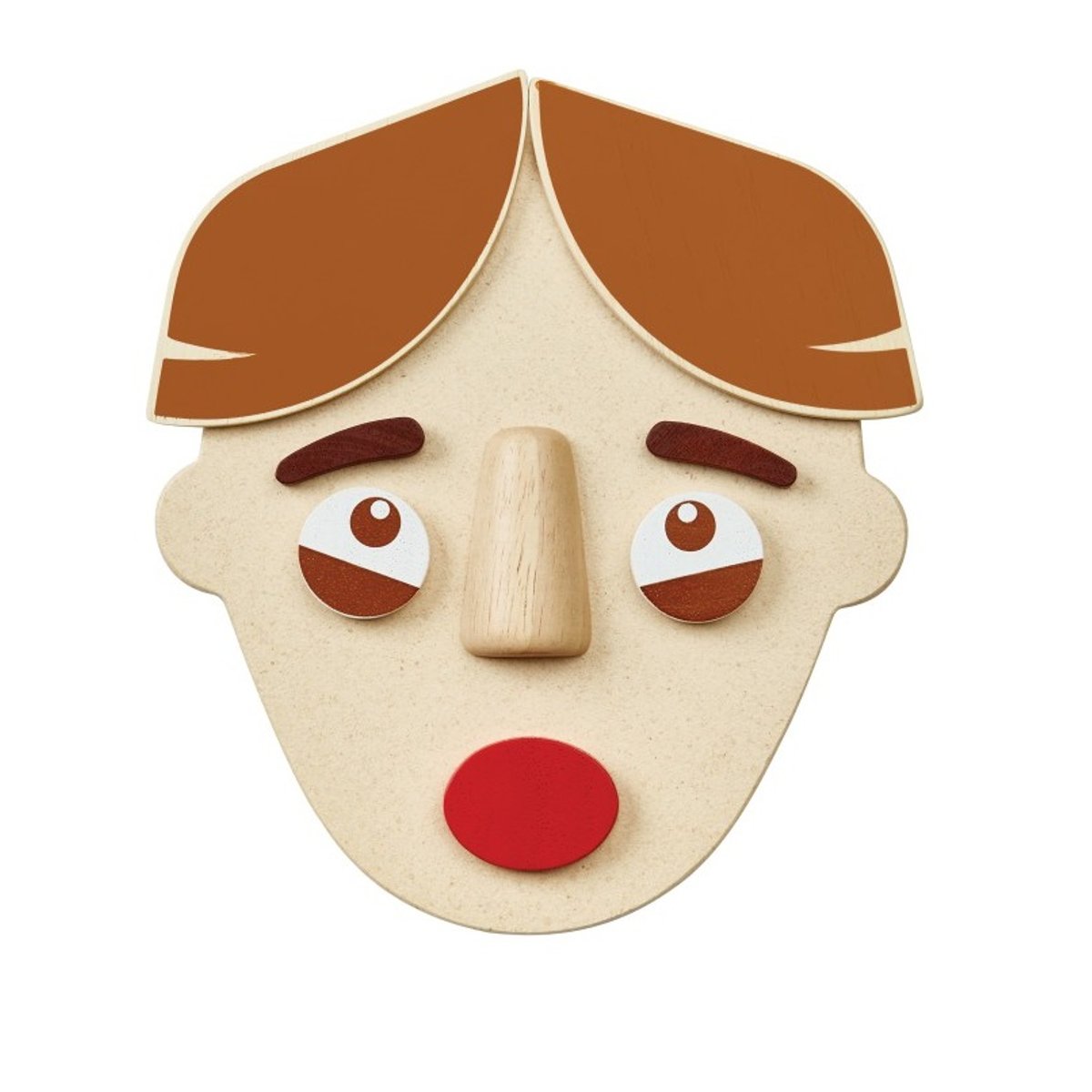 Visage et émotions marron, PLAN TOYS