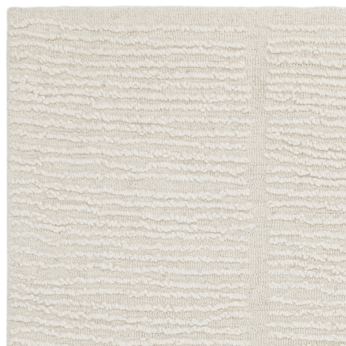 Zennith Textured Collumn Rug cream, SO'HOME