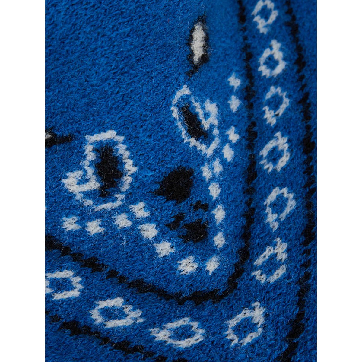 Etole triangulaire style bandana imprimé bleu, DAXON