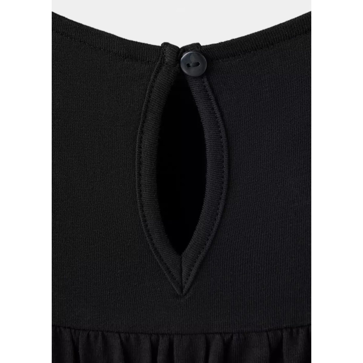 T-shirt ajusté à motif nid d'abeille noir, MANGO KIDS