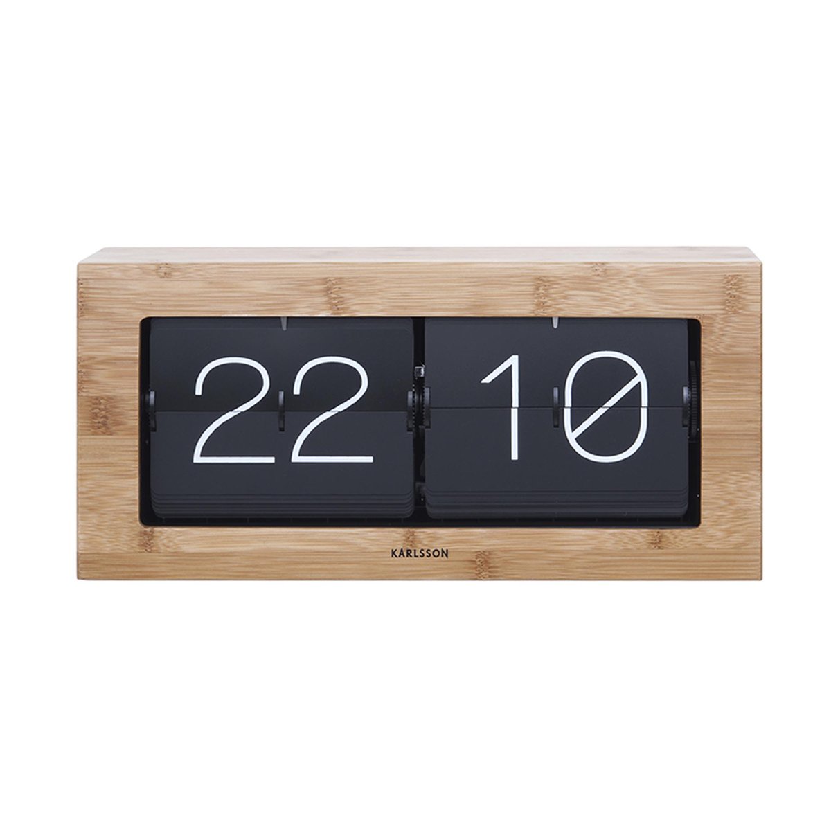 Horloge Murale Acier bambou, KARLSSON