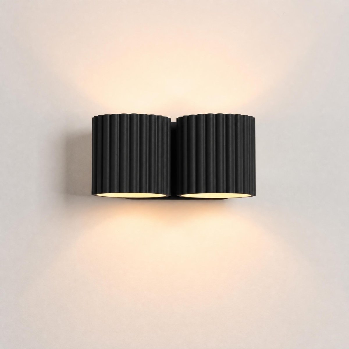 Applique murale Aluminium Noir G9 2 Aura noir, EDEN