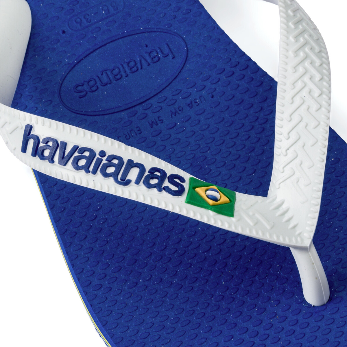 Tong Brazil Logo bleu, HAVAIANAS