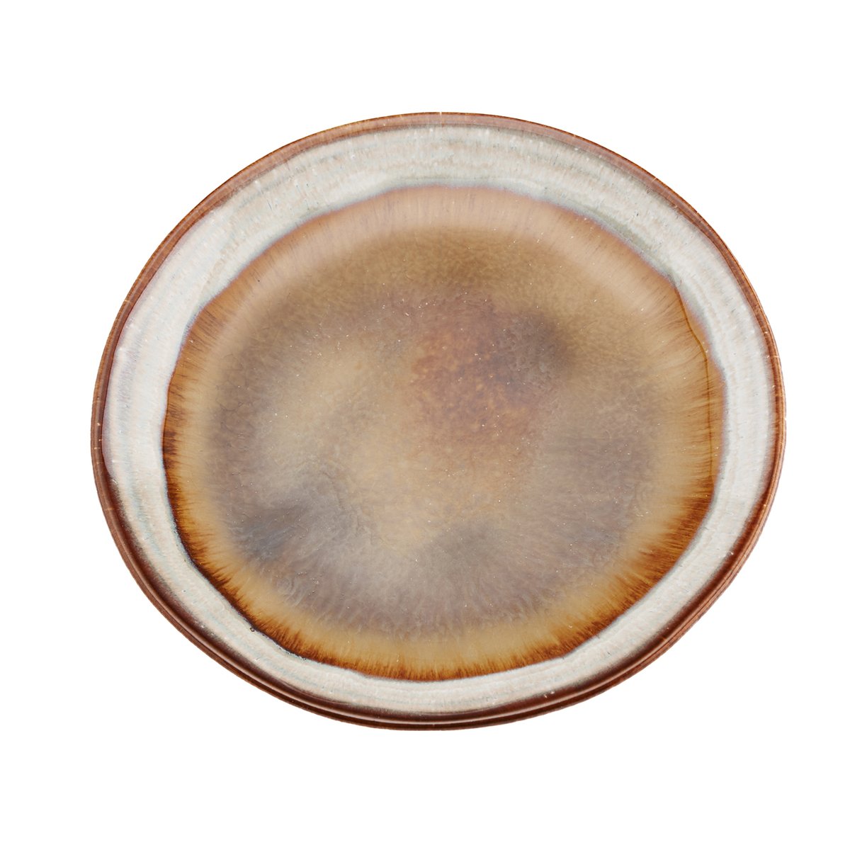 Assiette d'apéritifs en grès cérame COMPORTA couleurs mélangées, BAZAR BIZAR