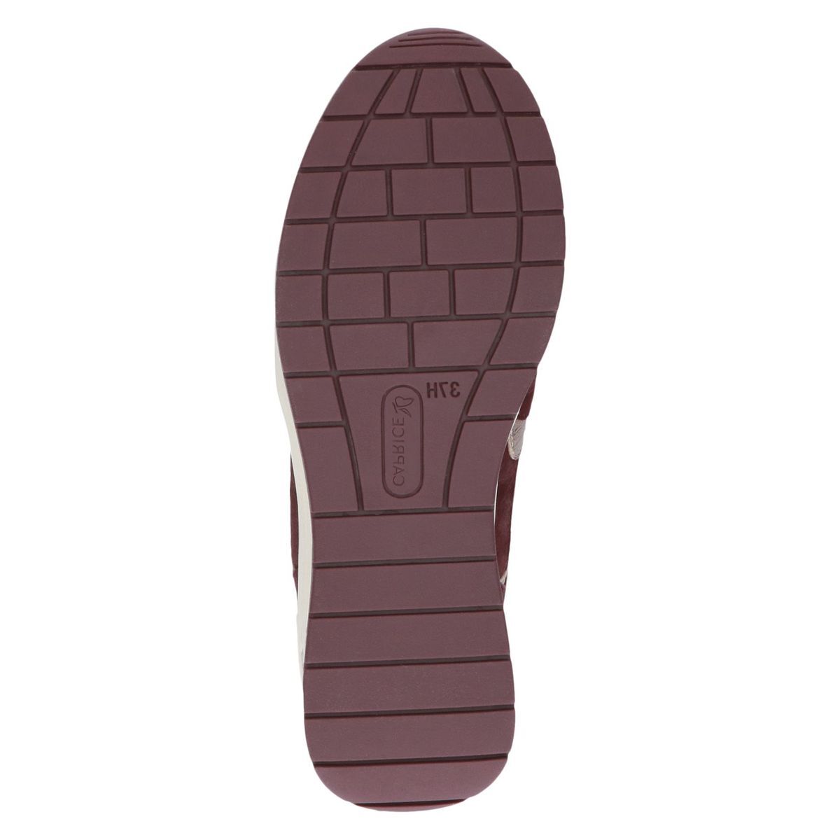 Basket en cuir violet violet raisin, CAPRICE