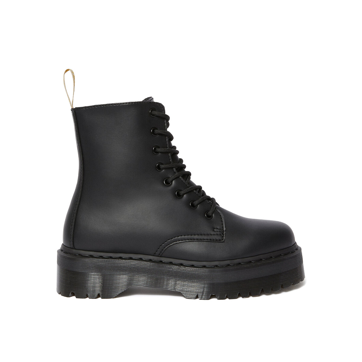 Jadon smooth platform boots in leather black Dr. Martens La Redoute