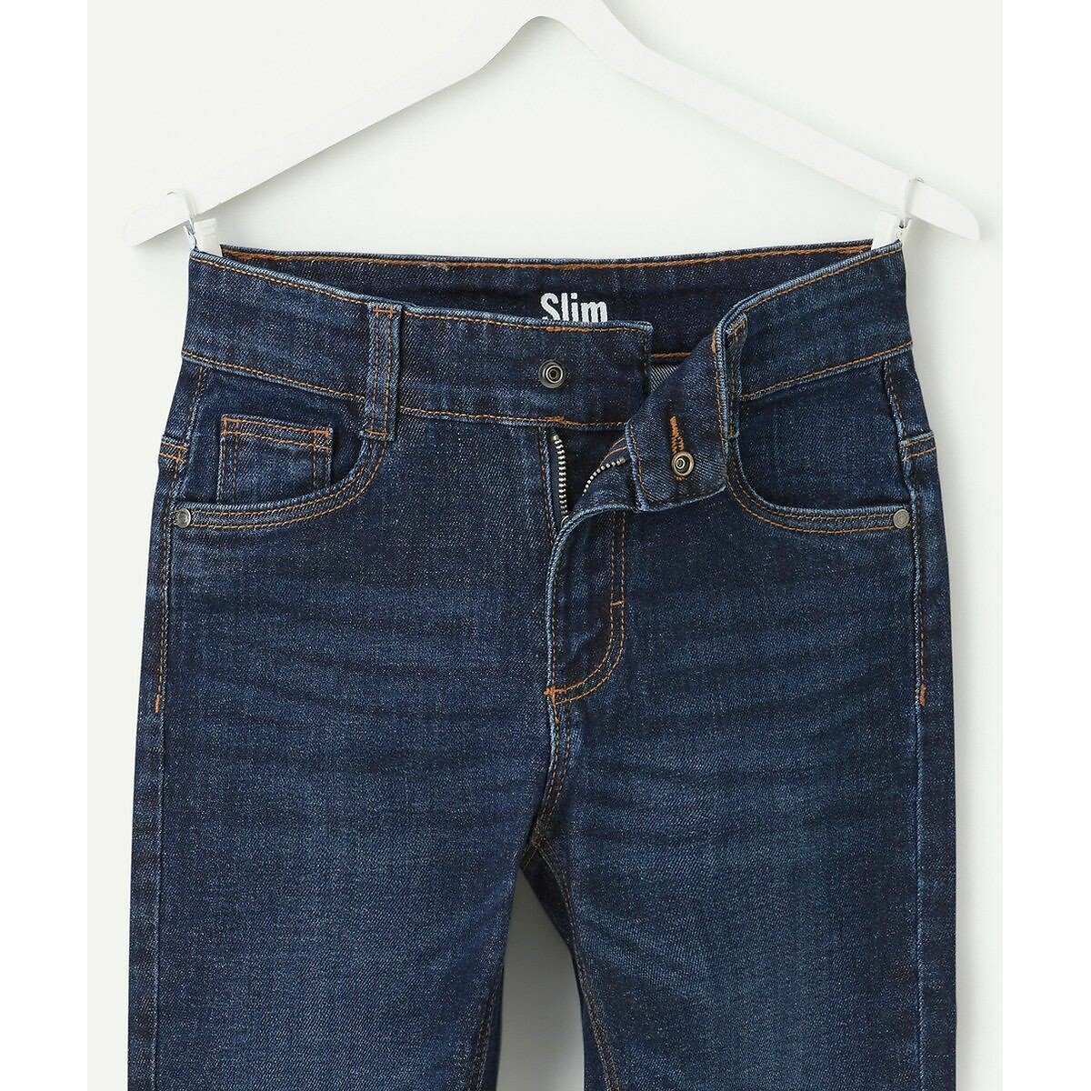 Jean slim bleu denim, TAPE A L'OEIL