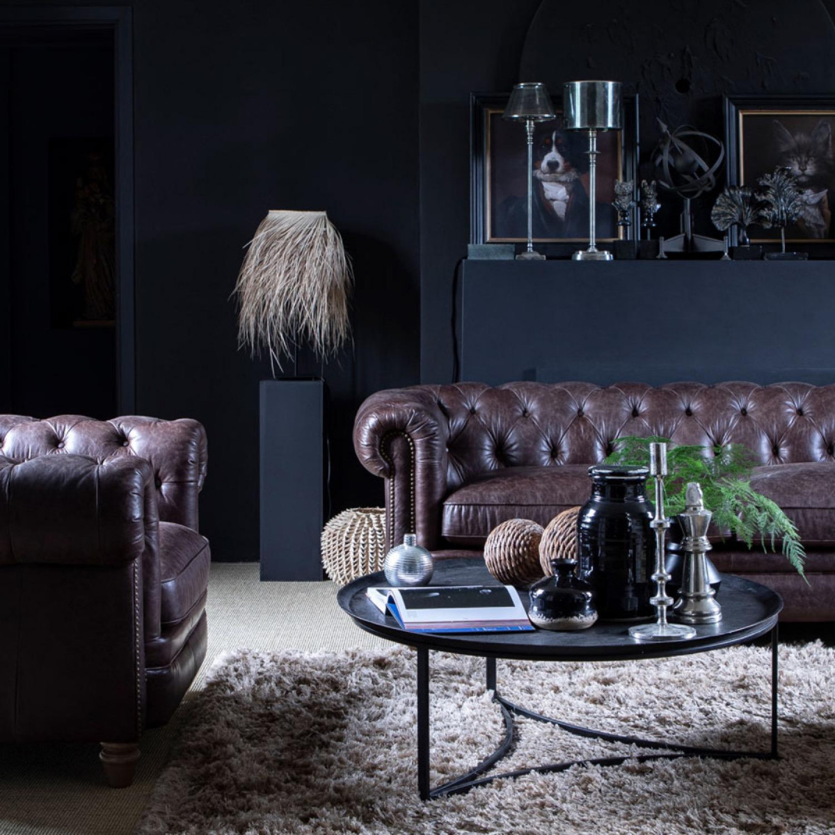 Statuette chien - CHIC noir, INTERIOR'S