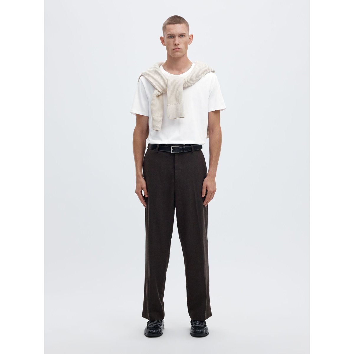 T-Shirt bright white, SELECTED