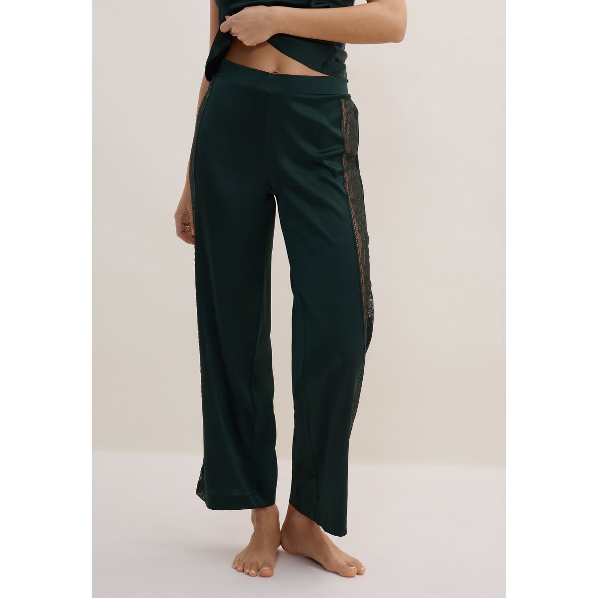 Pantalon Midnight Whisper mysterious green, AUBADE