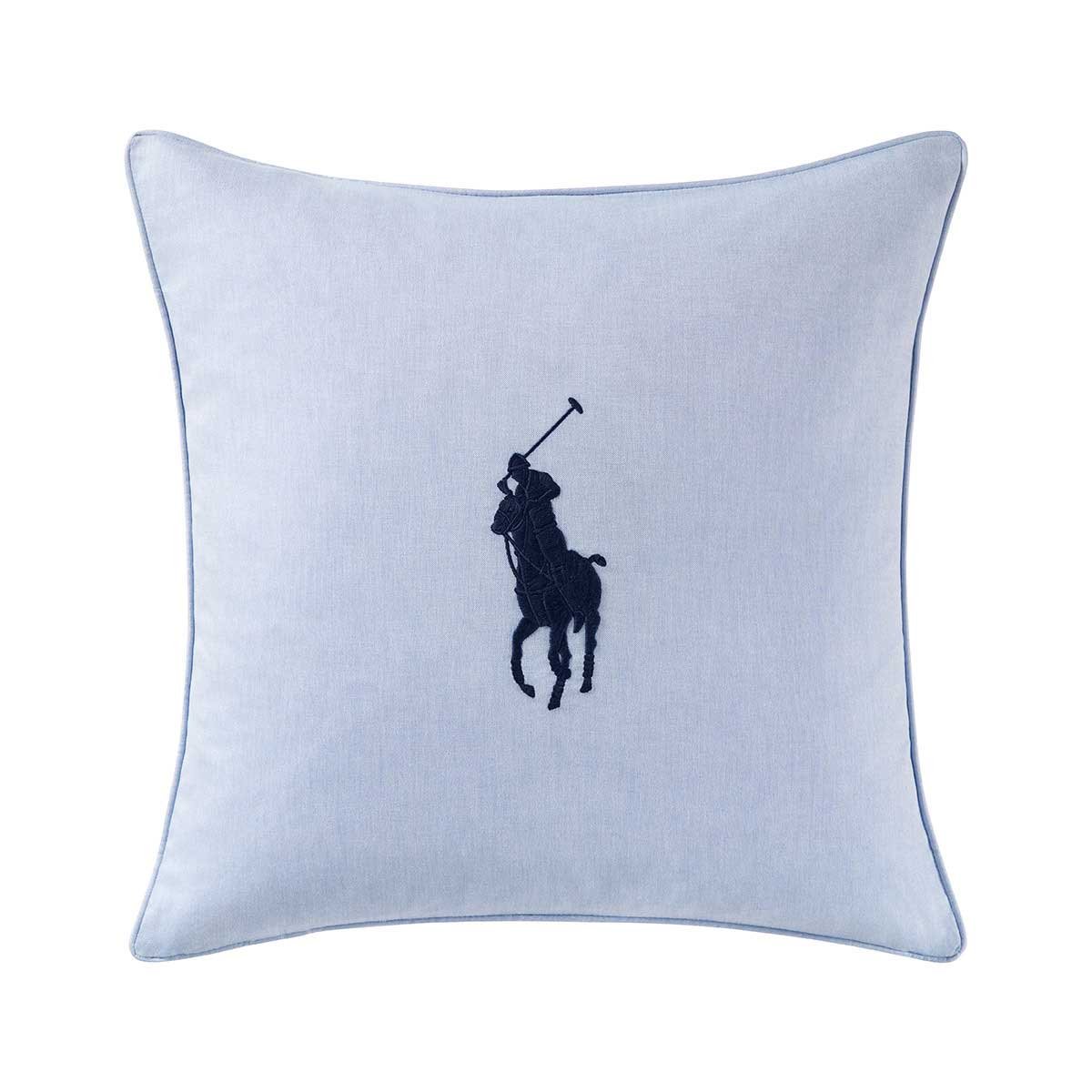 Housse de coussin en coton, OXFORD blue, RALPH LAUREN HOME