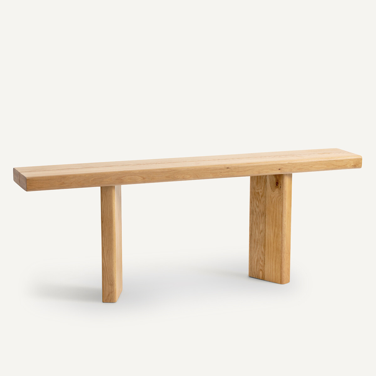 Console chêne et plaqué L200 cm, Olaga chêne naturel, AM.PM