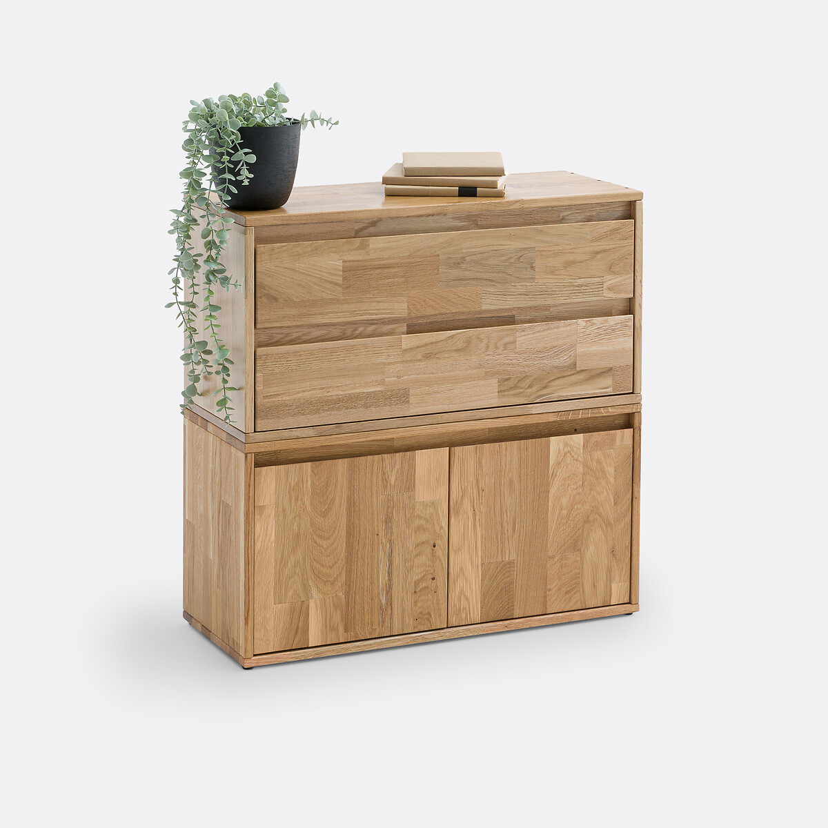 Edgar Solid Oak 2-Door Storage Module oak, LA REDOUTE INTERIEURS