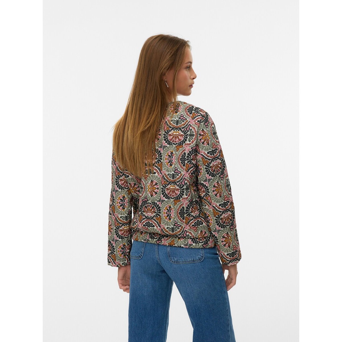 Quilted Jacket printed, VERO MODA