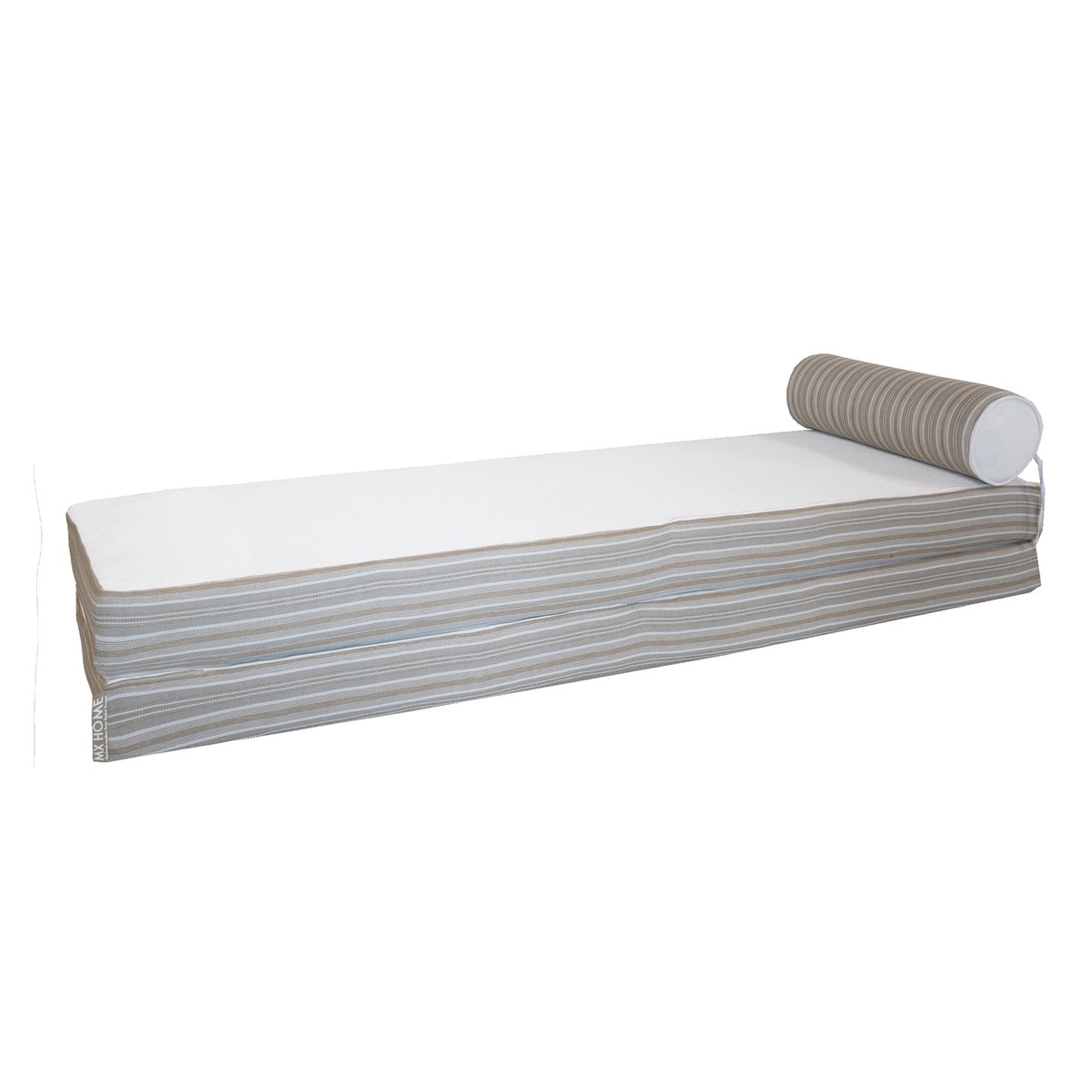 Matelas extérieur déhoussable réversible recto verso, double blanc, MX HOME