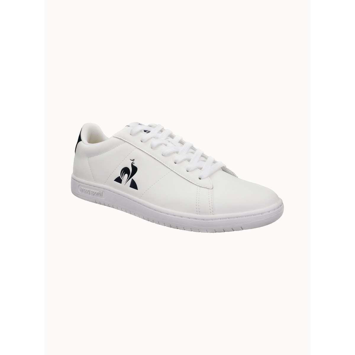 Sneakers en cuir Courtset optical white/dress blue, LE COQ SPORTIF