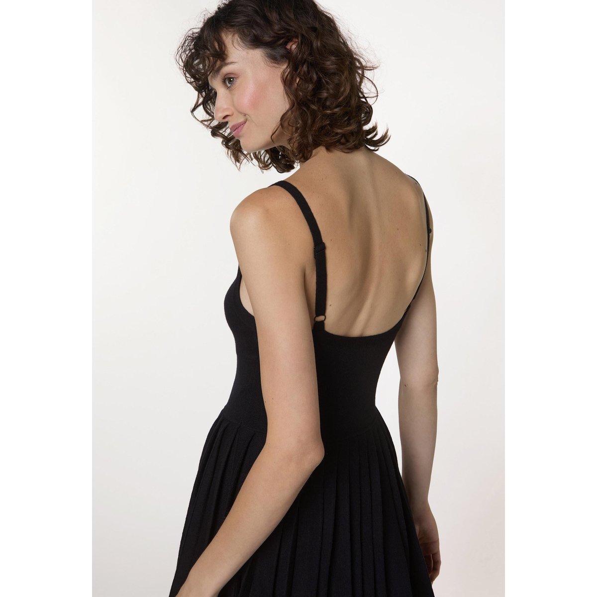 Robe longue en maille noir, RODIER