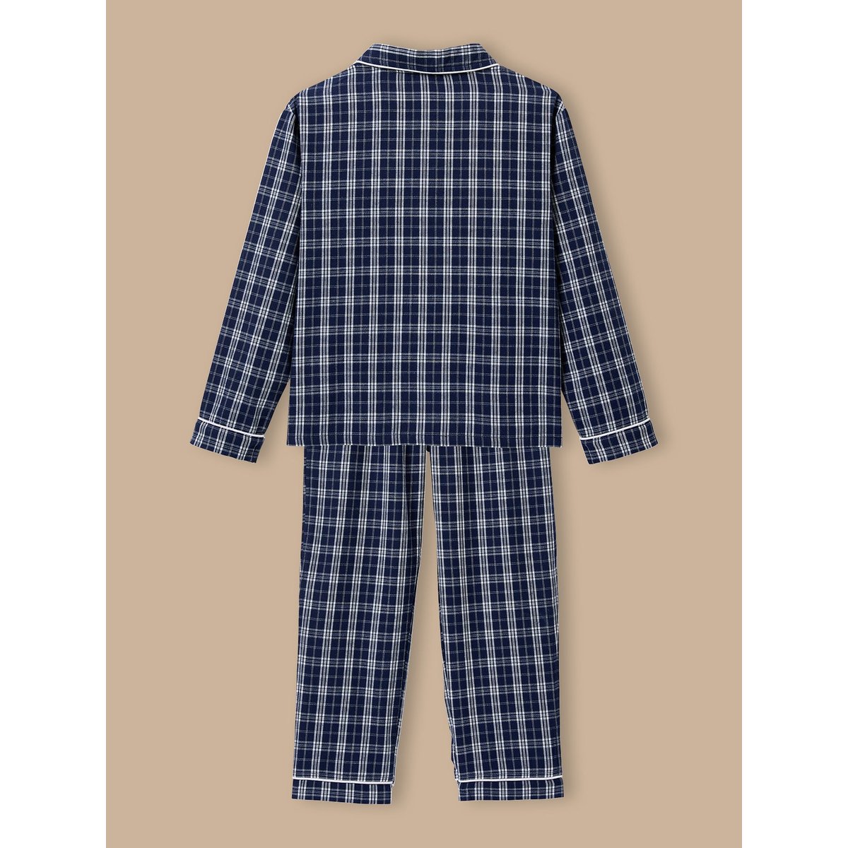 Pyjama grands carreaux carreaux bleu, CYRILLUS