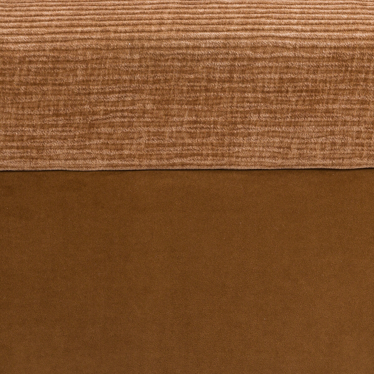 Banquette 2 places, velours, Ventis ocre, LA REDOUTE INTERIEURS