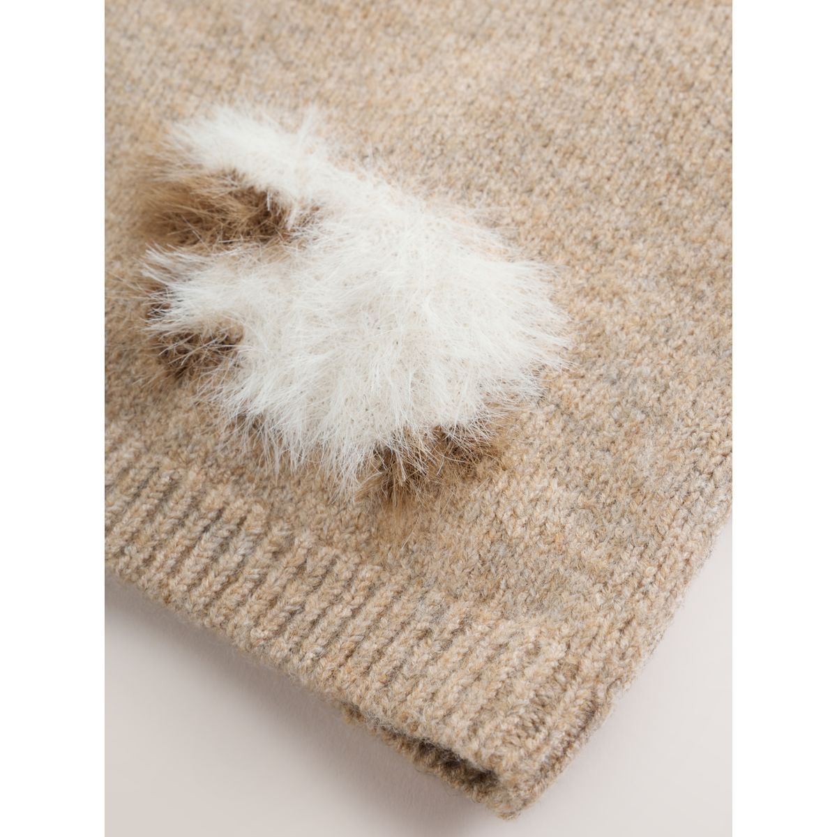 Ensemble bébé pull en maille et legging mouton brun, NEXT