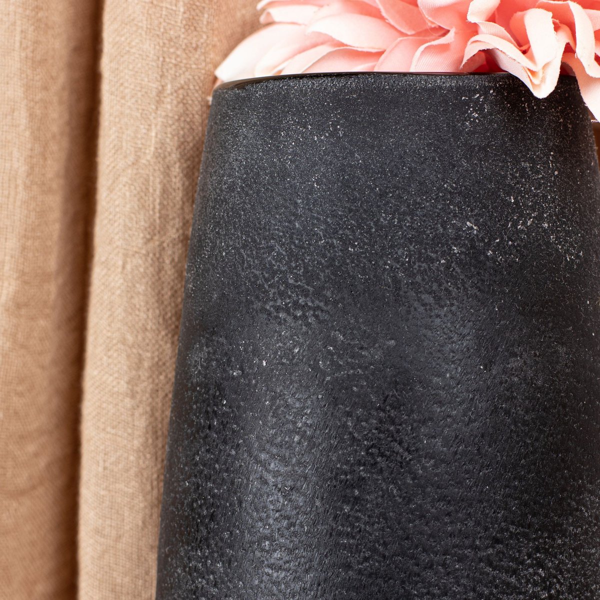 Vase en verre, TEREA gris-taupe, NOW'S HOME