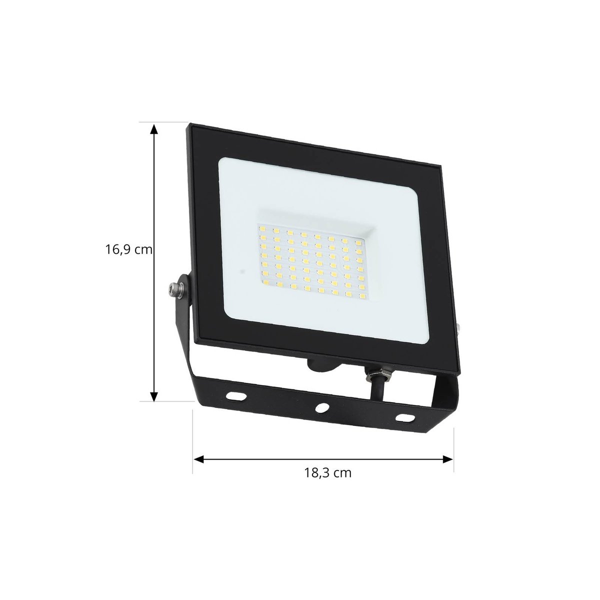 Applique extérieure en aluminium moderneLED noir, blanc, transparent, PRIOS