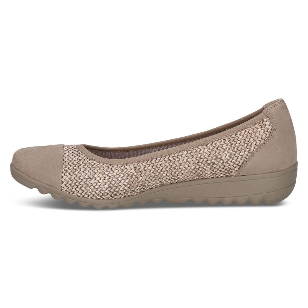 Ballerine femme boue combiné, CAPRICE