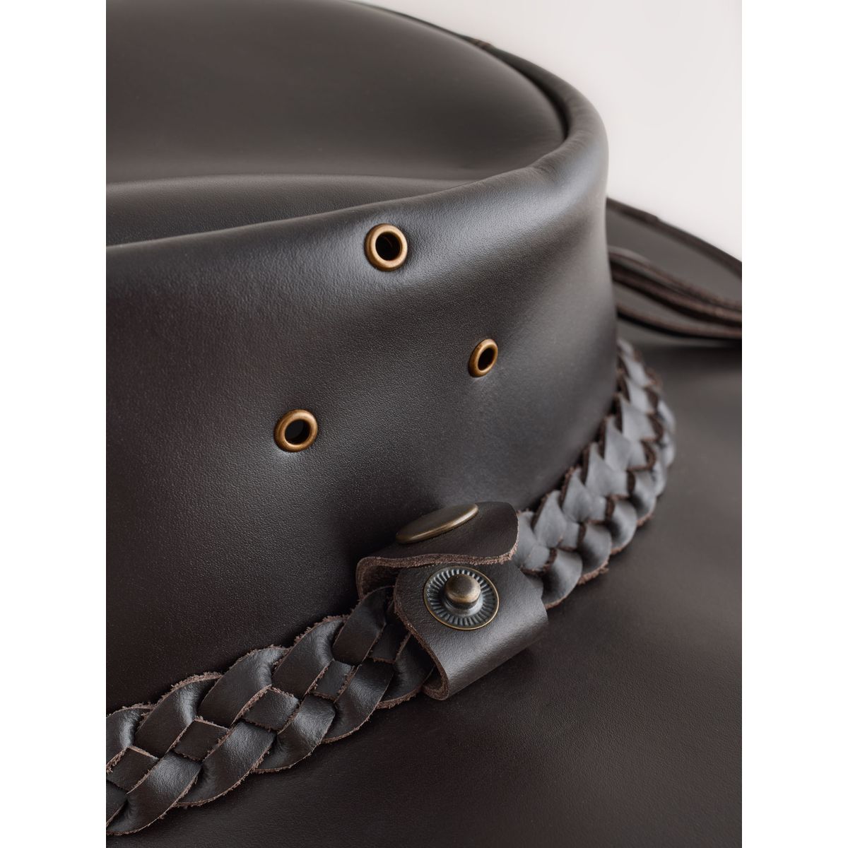 Chapeau de cowboy en cuir marron, NEXT