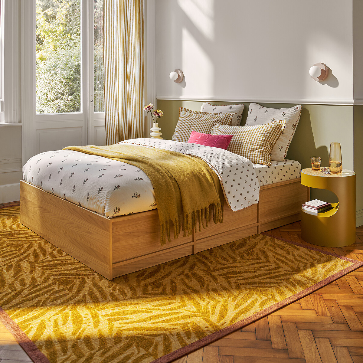 Tapis rectangulaire, LEAN bronze, LA REDOUTE INTERIEURS